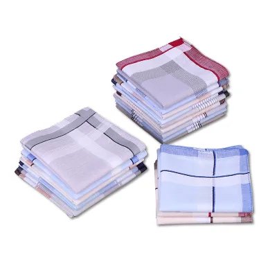 Wholesale 40*40CM Cotton Sweat-absorbent Hand Towel Men's Handkerchief Pure Cotton Gift Box Can Be Customized logo