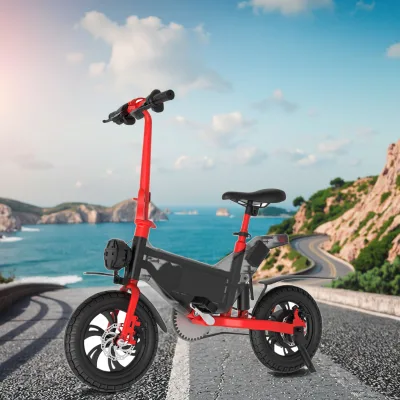 New Arrival Integrated Battery 25km/h Max Speed Electric Road Bike 36v Folding Two-Wheel Lithium Electric Bike with Disc Brake
