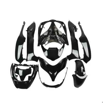ABS Plastic Fit HONDA FORZA MF08 Black Outer Cowl Motorcycle Body Kits Fairing Fairings