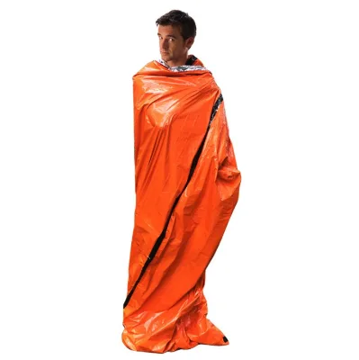 Outdoor Thermal Blanket Emergency Survival Reflective Tent PE Aluminum Film Emergency Sleeping Bag