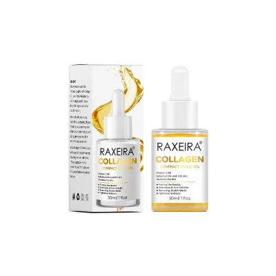 Private Label Collagen Body Shaping Oil Skin Repair Stretch Mark Body Care Buttocks Firming Fine Lines Collagen Compact Body Oil