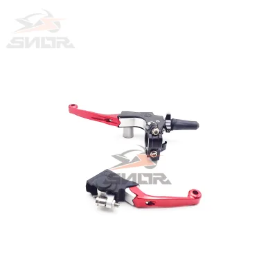 CNSNOR High Quality Motorcycle Universal Brake Clutch Lever Aluminum Alloy Foldable Clutch Brake Upper Pump Lever