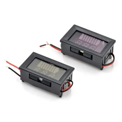 12V 24V 36V 48V 60V Car Battery Charge Level Indicator Lithium Battery Capacity Meter Tester Display LED Tester Voltmeter