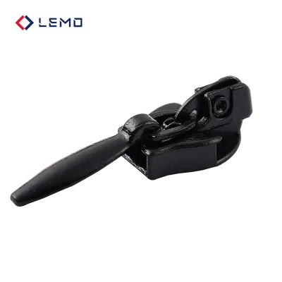 Zinc Alloy Invisible Hidden Zipper Pull for Garment Bags Shoes Applications