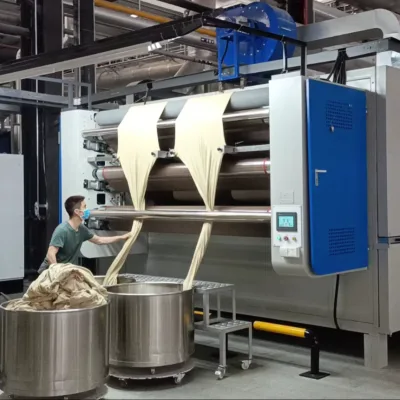 Tensionless Textile Fabric Drying Machine for Knit Fabrics and Woven Fabrics