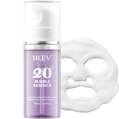 Customized Peptide Lipsome Bubble Booster, Micro-Bubble Foam Essence for Elasticity and Plumping, Hydration & Skin Prep Boost