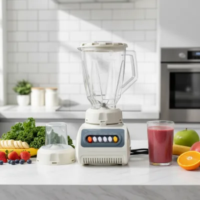 1.5L Plastic Cup Multi-Functional Household Blender and Juicer 110V 220V Manual Slow Wheatgrass Juicer