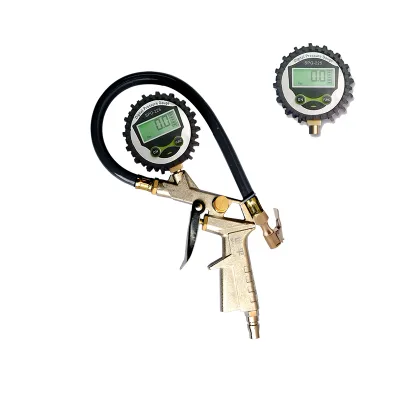 Factory Direct Car Tire Digital Pressure Gauge 1.2 Mpa Tyre Inflator with Pressure Gauge