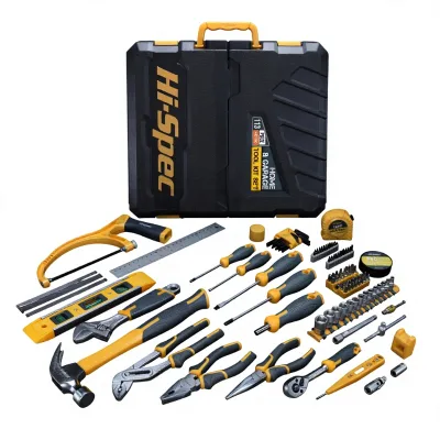 For 113-Piece Chromium-Vanadium Steel Household Auto Repair Combination Tool Set Toolbox Pliers Tape Measure Screwdriver