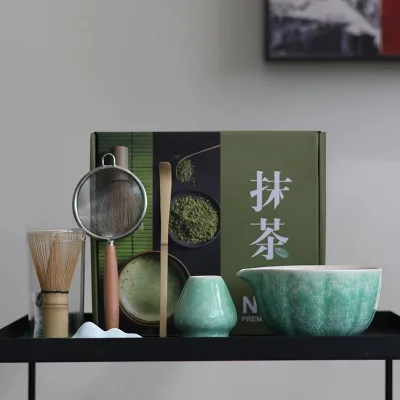 Polished Eco-Friendly Japandi Matcha Bowl-Durable Ceramics Business Gift