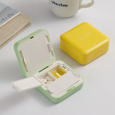 Wholesale Fine Quality Portable Pill Dispenser Hand Medicine Cutter 7 Day Mini Pill Box