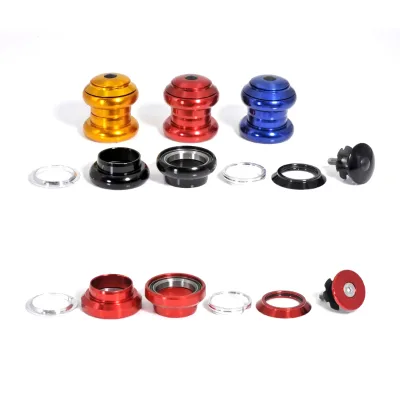 28.6mm Aluminum Bicycle External Headset for Mountain Road Bike 1 1/8" (28.6mm) Straight Steerer Fork Bearings Bicycle Headset
