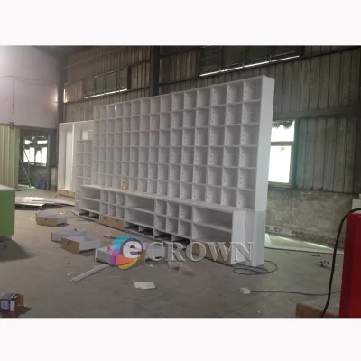 Showcase Varnish Varnish Baking Finish Shop Design Stoving Varnish Shop Decoration Medicine showcase Wall Shelving OEM