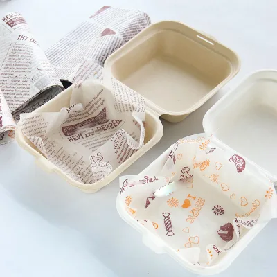 Bowl Disposable Environmentally Friendly Biodegradable Tableware Takeaway Fast Food Packing Box Frozen Food Box