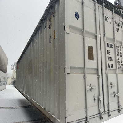 Used Shipping Container 40ft hc 40 Open Side Container Used 40ft With Certificate for Sea Export