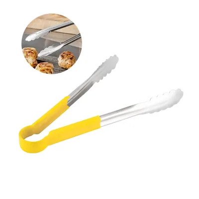 Customized Stainless Steel Food Tongs Anti-Scald Kitchen Accessories and BBQ Tools Serving Utensils