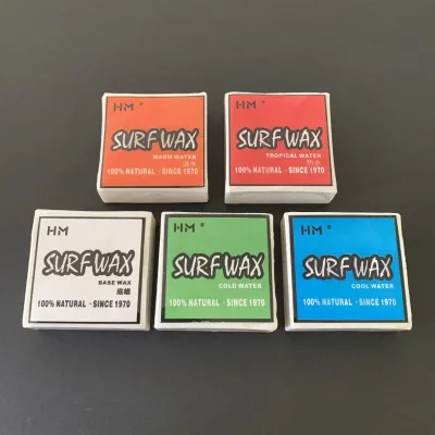 Wholesale Custom Environmentally Friendly Biodegradable Surf Wax square Wax Blocks Surfboard Anti-slip Wax Skateboard Surf Wax