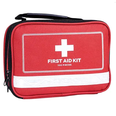 DIN 13157 Premium Reasonable Price 100 Piece First Aid Kit Bag Emergency Kit for Family Office