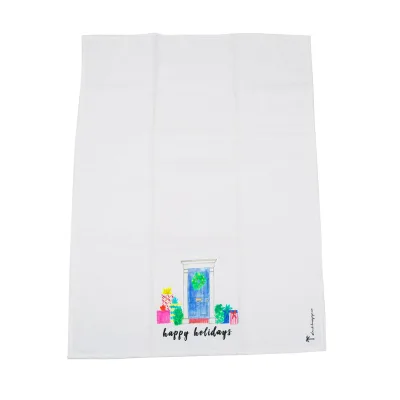 High Quality Plain White 100% Cotton Kitchen Tea Dish Towel