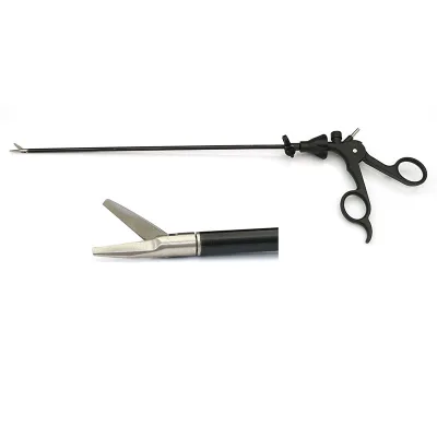 Reusable Laparoscopic Scissors(Straight Single Action) 5*330mm Head Length 12mm