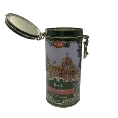 Airtight Seal Tea Tin Food Safe Tin  Containers with Latch Lid