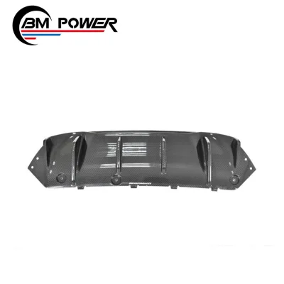 Factory Price 5 Series F90 M5 dry carbon fiber material mp style rear bumper diffuser for car parts F90 M5