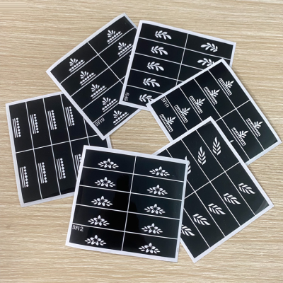 Modern Designs Elegant Mini Tattoos PVC Mehndi Icon Pattern Mini Finger Temporary Body Art Tattoo Stencils