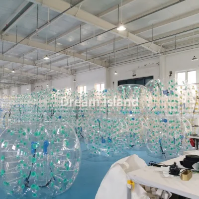 Fun Games Interactive Game Body Zorb Ball Inflatable Human Bubble Ball with air Valve