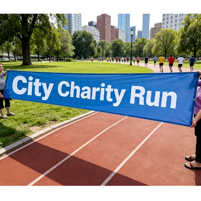Custom Outdoor Fabric Banner Heavy Duty Waterproof UV Resistant Banner for Sports Event Concert Stadium Display Signage