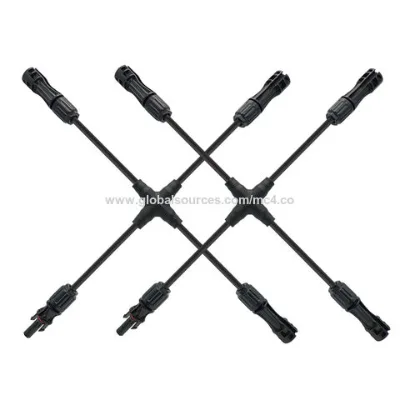 Solar cable harness 3 to 1 branch Type with PV4.0 solar DC connectors for solar system