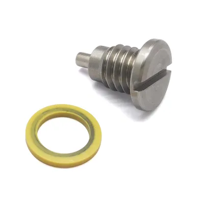 Stainless Steel Magnetic Oil Drain Plug | 3/8-16 UNC Thread Oil Pan Sump Bolt for Auto Engine Protection Parts