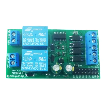 12V 24V DC Motor Controller Relay Board IO56D02 Surface Mount Forward/Reverse Control Limit Start/Stop Switch Pusher Electric
