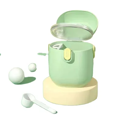 Milk Powder Container Silicone Food Meal Infant Food Grade Safe Material Baby Snack Packing Storage Box