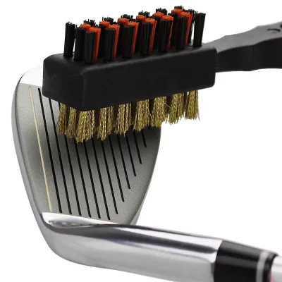 Golf Club Brush groove Cleaner Tools With Carabiner Golf Brush groove Cleaner