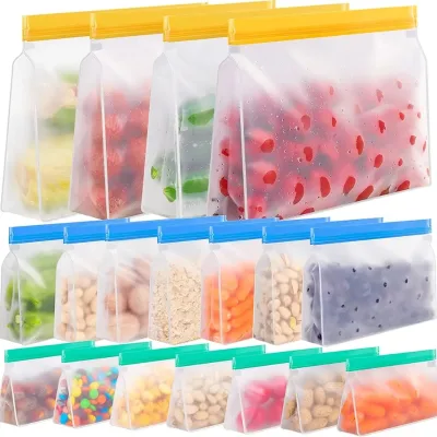 Food Grade Custom Design Peva Reusable Food Storage Bag
