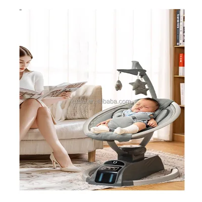 AI-Powered Baby Rocker Auto-Swing with Soothing Music & Smart Sensors the Smarter Way to Rock AI That Learns Baby's Preferences