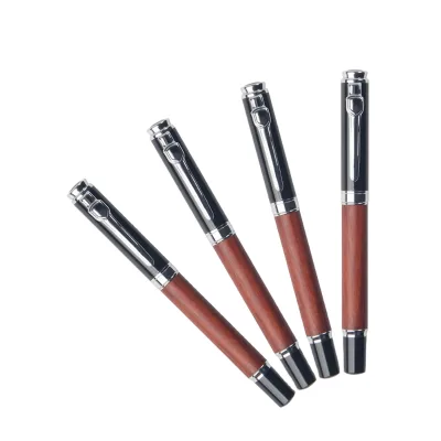 Luxury Wooden Roller Ballpoint Pen Signature Luxury Wood Pen