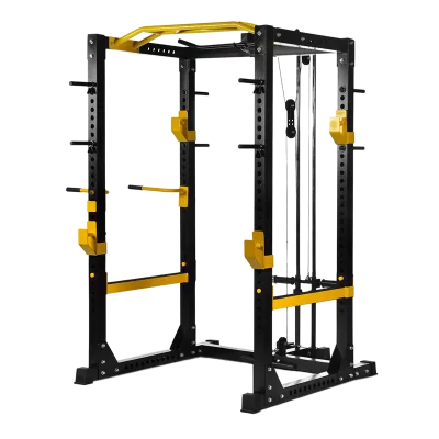 Yunfa Hammer Smith Machine with Squat Rack and Power Cage Stainless Steel/Metal Frame Durable Commercial Use Gym Equipment