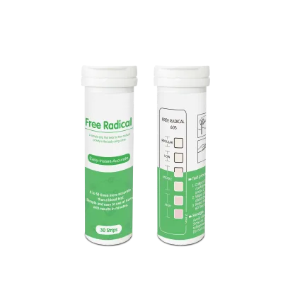 CE Certified Factory Wholesale 30 Counts Manual Free Radical Test Strips for Home Urine Testing