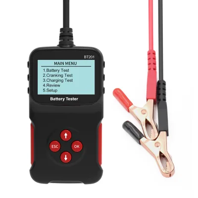 Newest Automotive Diagnostic Tools Digital Car Battery Test Analyzer OEM Tester Color Color Screen Origin Type BT201