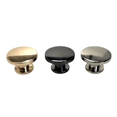 Custom Wholesale Aluminum Chicago Screws for Leather Coarse Thread Construction Screw