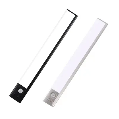 Dimmable Ultra-thin Cabinet Lighting Three Color Temperature PIR Motion Sensor USB Rechargeable 30cm Led Lights for Kitchen