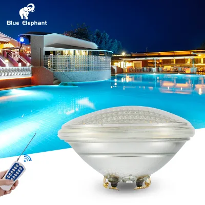 Blue Elephant IP68 Waterproof Glass RGB Replacement Light Par56 Remote Control LED Lamp Underwater Swimming Pool Lighting
