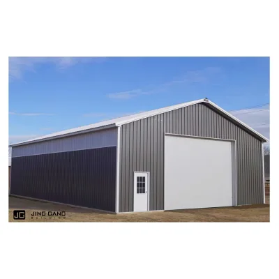 Canada Real Offline Cases Low Cost Metal Outdoor Buildings Steel Structure Prefabricated Warehouse