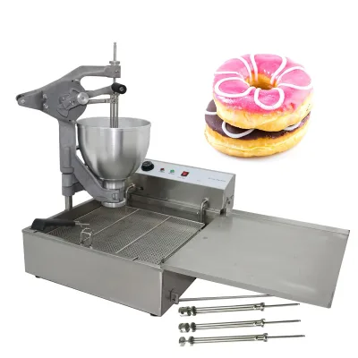2026 New Design Commercial Fry Donut Machine Bagel Maker Making Machine Donut Fryer Catering Equipment