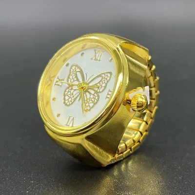 Valentines Day 2026 Butterfly Watch Couple Finger Decoration Men'S and Women'S Quartz Finger Watch