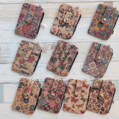 New Design Pu Leather Mini Wallet Coin Purse with Keychain Fashionable Zipper Card Holder Wallet for Women