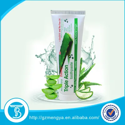 Tooby teeth whitening oral care green herbal tea toothpaste