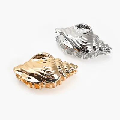 Summer Beach Conch Hair Clip Large Size High Quality Wholesale Metal Hair Claw Clip for Women's Hair Accessories