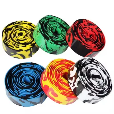 Bicycle Handlebar Tape Camouflage Shock Anti-slip Bar Tape Cycling Handle Belt